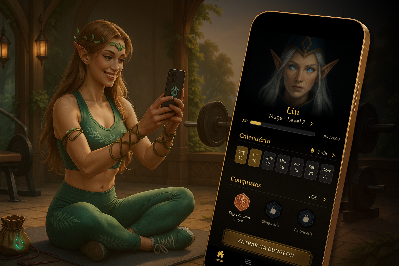 DungeonGym App Preview